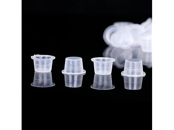 AKOAK Disposable Plastic Tattoo Ink Caps