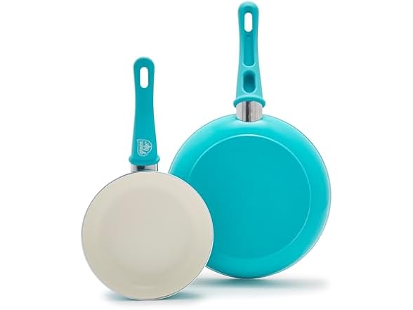 GreenLife Non Stick Fry Pan Set (7" & 10")
