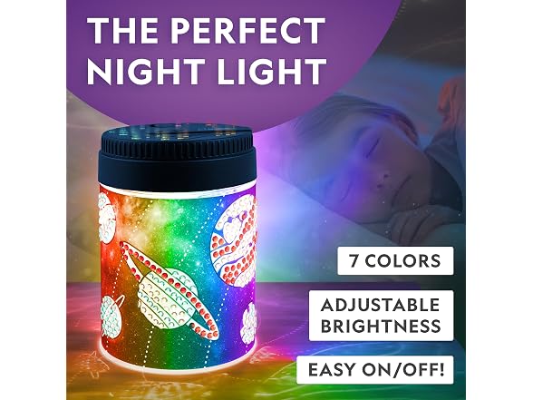 National Geographic Diamond Painting Space Night Light Kit