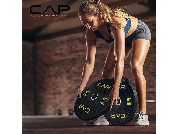 CAP Barbell Economy Plate Set, 25lbs Pair
