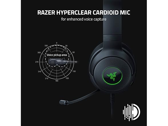 Razer Kraken V3 X Wired USB Gaming Headset