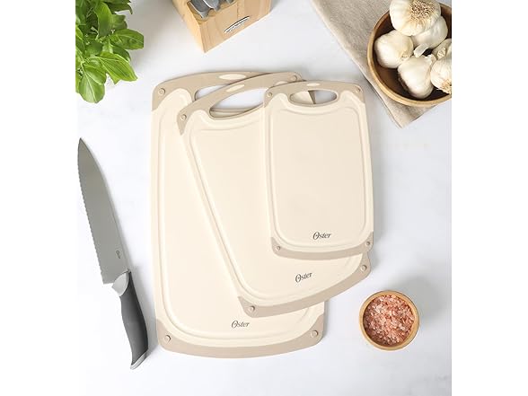 Oster Bexhill 3-Piece Cutting Board Set