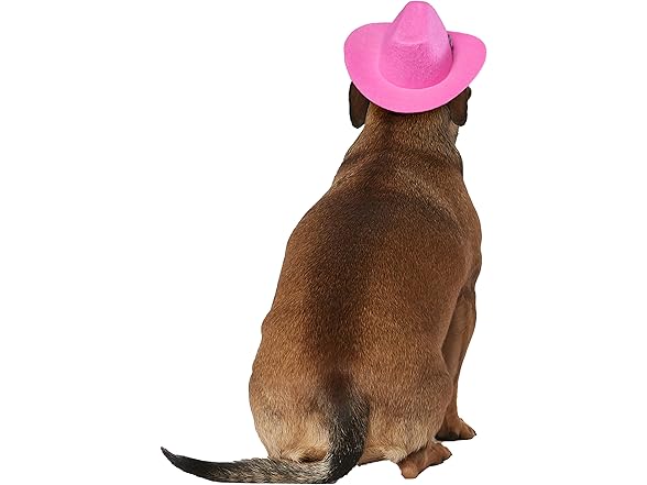Rubies Rubie's Pink Cowgirl Dog Hat with Tiara, S/M