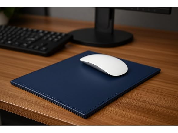 Dacasso Navy Blue Bonded Rectangular