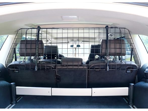 Amazon Basics Adjustable Dog Car Barrier for