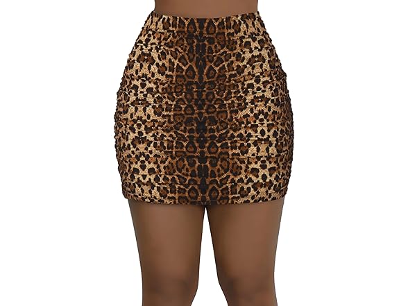 Virpo Women's Leopard Cheetah Stretch