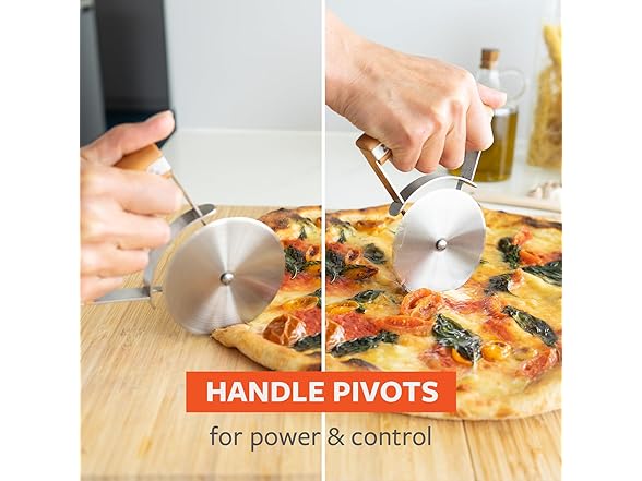  Stainless Steel Precision Pizza Wheel 