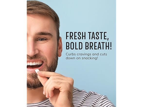 HAPPY ECO Sugar Free Spearmint Gum, 84pc