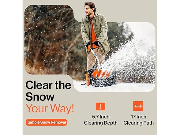 SuperHandy GUT158 SuperHandy Snow Thrower