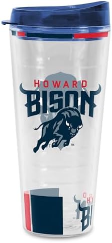 Rico Industries NCAA Howard Bison Double Wall 20oz Tritan Tumbler