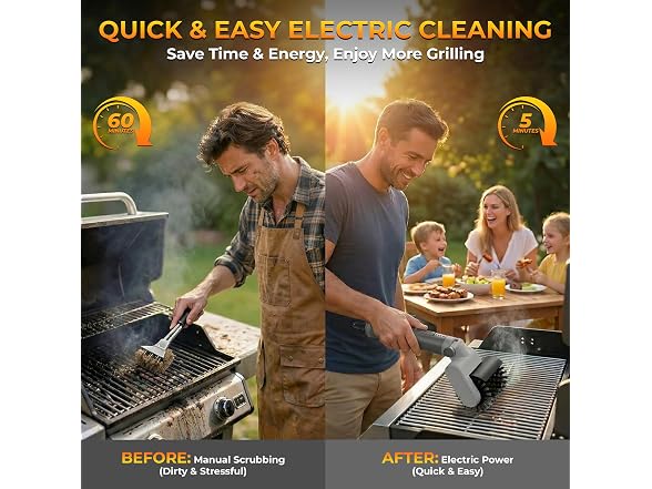 FIRERIOT Electric Grill Brush for Outdoor Grill