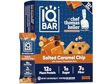 $32.99 24CT IQBAR Clean Plant Protein Bars- Salted Caramel dealfomo