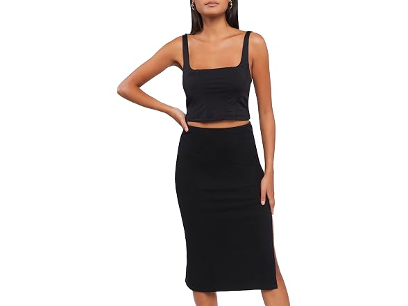 Forever 21 Side-slit Midi Skirt - Gallery 5