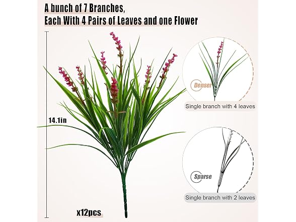 alyptus 12 Bundles Artificial Plants