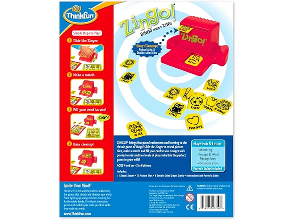 ThinkFun Zingo Bingo