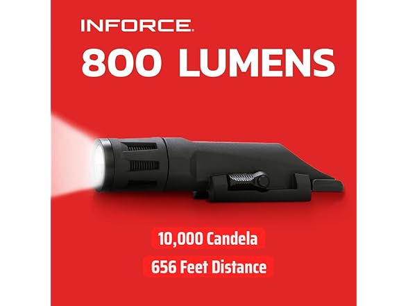 Inforce WMLx White Gen 2 800L Gun Mounted Light