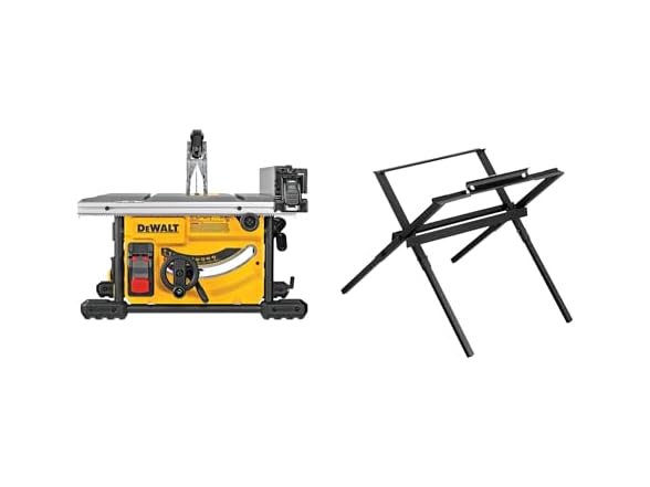 DEWALT DWE7485WS Portable Table Saw with Stand