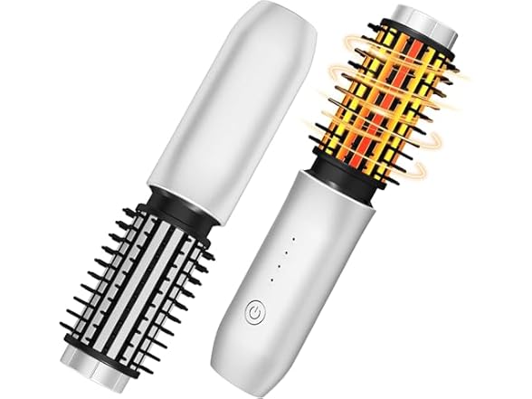 Dongxw Cordless Hot Brush White