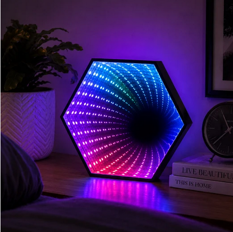 Prime Connect USB Powered LED Infinity Mirror with Remote - Gallery 5
