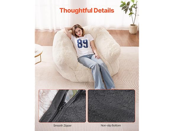 Bean Bag Chair, 3.9FT BeanBag Sofa