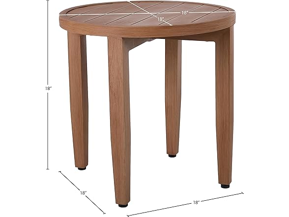 Maui Aluminum Patio Side Table