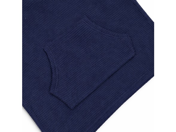 3Pk Mens Waffle Thermal Henley Hoodie