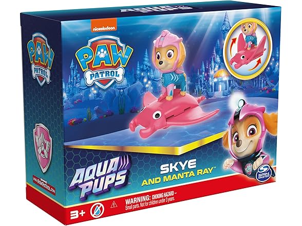 PAW Patrol, Aqua Pups Skye Figure Set