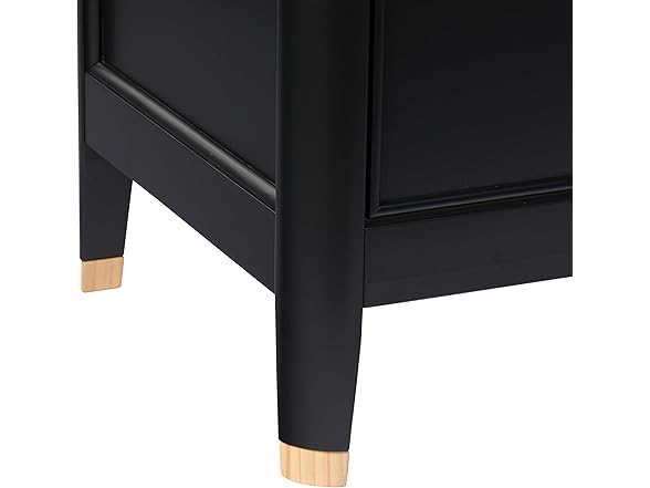 Little Seeds Aster 6-Drawer Dresser, Black