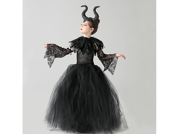 OBEEII (8-10Y) Witch Costume Handmade Knitted - Gallery 4