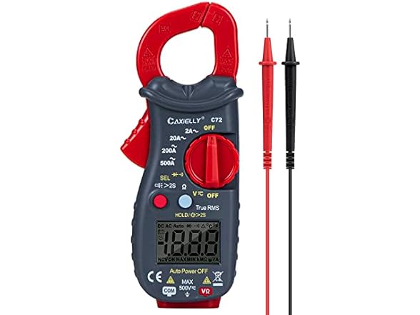 CAXIELLY Digital Clamp Meter Multimeter