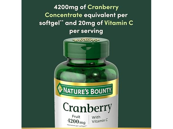 Nature s Bounty Cranberry Pills Women Urinary