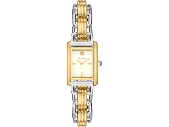 Tory Burch Women's Eleanor Cream Dial Two Watch