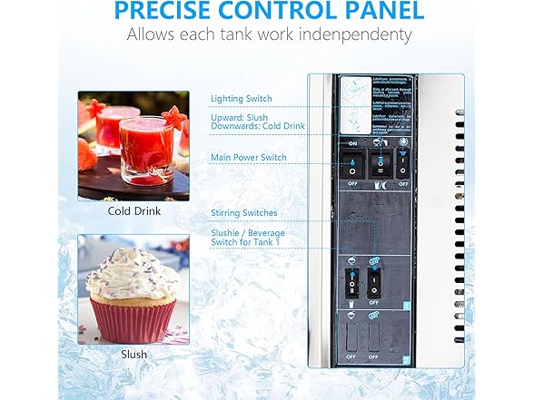 Garvee Slushie Machine 68 oz