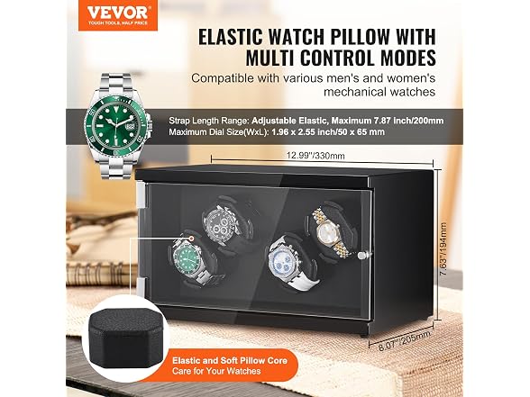 Watch Winder, Watch Winder for 4 Men's and
