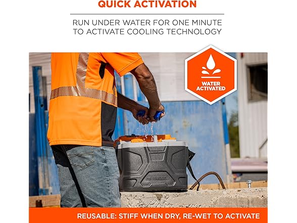 Ergodyne Chill-Its Hard Hat Cooling Top Insert