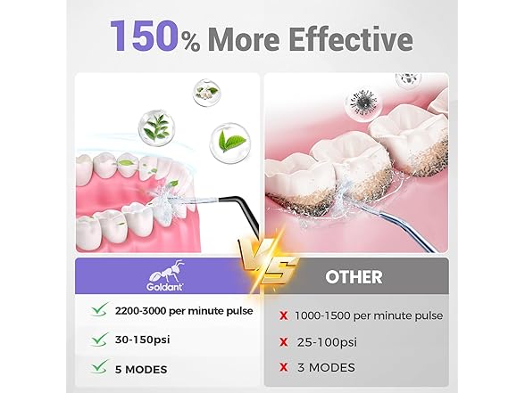 5 Mode Water Flosser W/ Bag