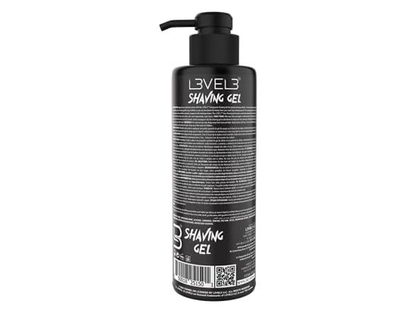 (3 Pack) Level 3 Transparent Shaving Gel, Ice, 16.9 oz
