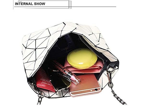 Goclothod Handbag Fashion Holographic Laser Shoulder Bag