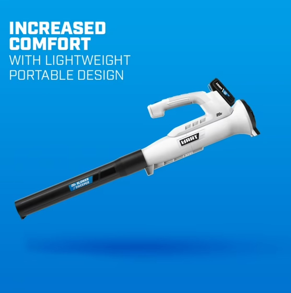 HART 20-Volt 10-inch String Trimmer/Bazooka Leaf Blower Combo Kit - Gallery 17