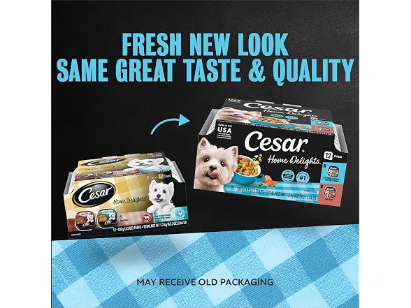 24ct Cesar Home Delights Adult Wet Dog Food