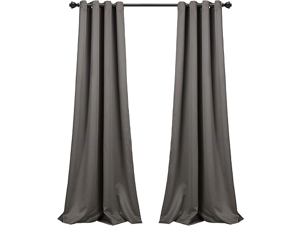 Lush Decor Insulated Grommet Blackout Curtain Panels, Pair