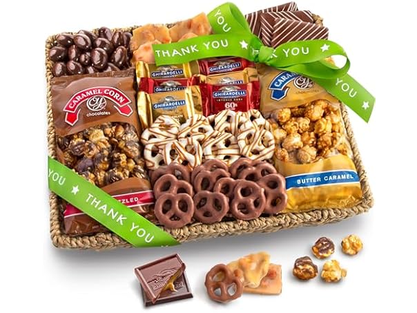 $22.99, Was $45.70, 49% Off! A Gift Inside Thank You Choc Gift Basket dealfomo