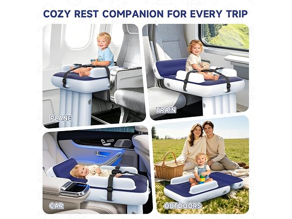 Deeteck Toddler Airplane Bed
