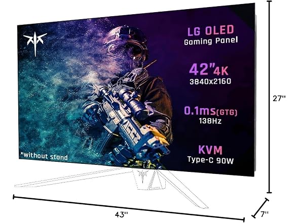 KTC 42 Inch 4K OLED Gaming Monitor
