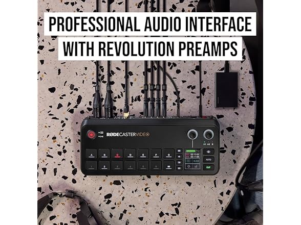 RODE RODECaster Video – Professional Video Switcher and Audio (Open Box)