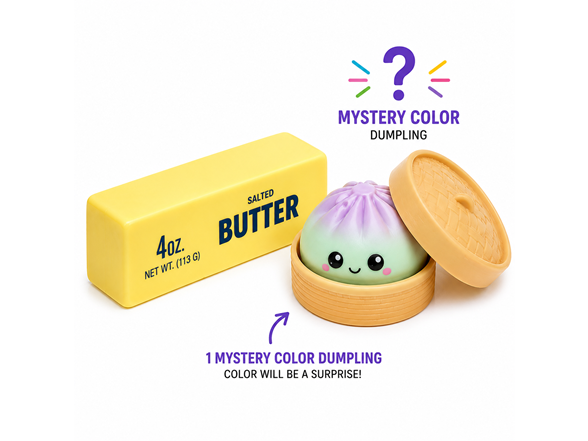 Squishy Dumpling + Butter Combo Pack