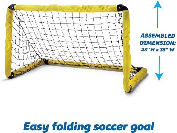 Kidoozie B*Active Fold 'N Go Soccer Goal Set