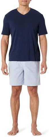 Amazon Essentials Men Cotton Poplin Pajama Set - Gallery 13