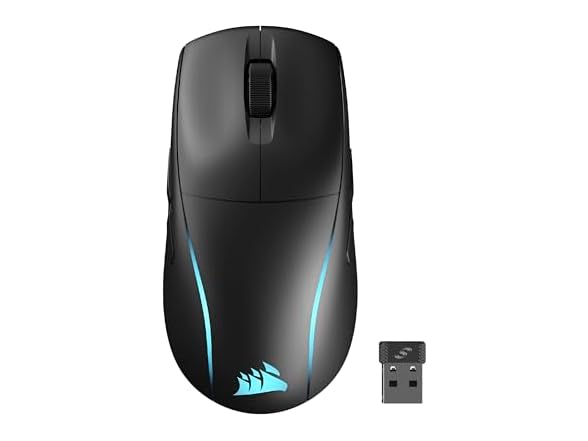 Corsair M75 Wireless RGB Gaming Mouse, Black