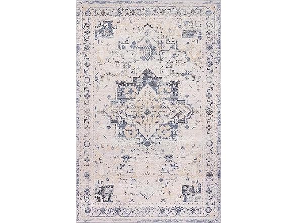 L'Baiet Sophia Grey Oriental 2x6 Runner Rug